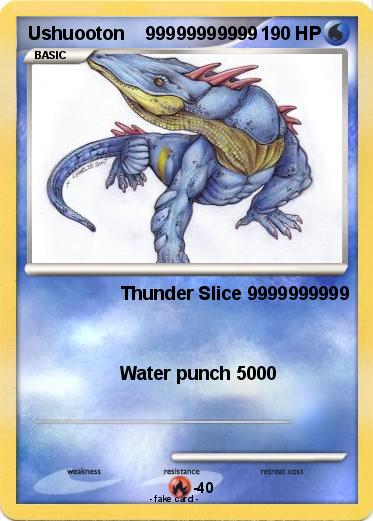 Pokemon Ushuooton    99999999999