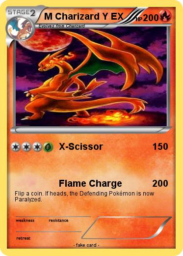 Pokemon M Charizard Y EX