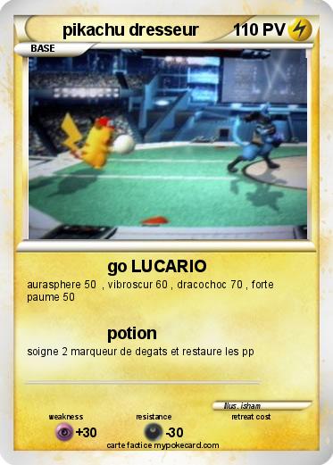 Pokemon pikachu dresseur