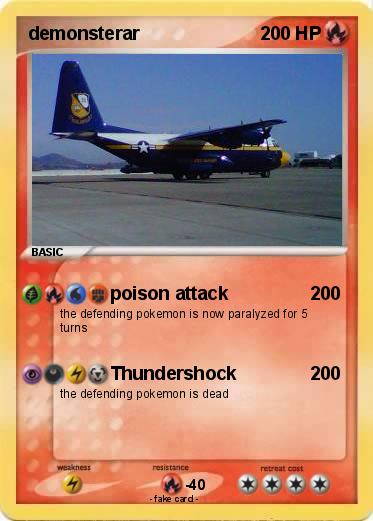 Pokemon demonsterar