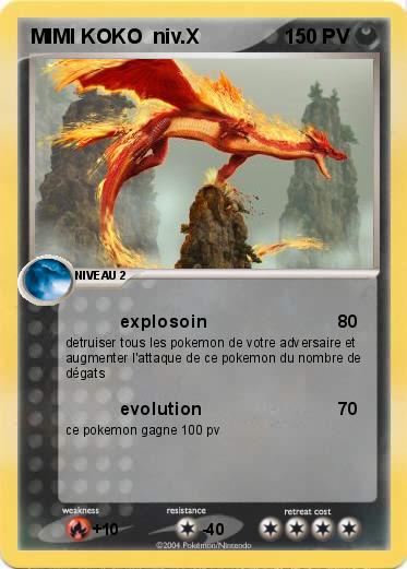 Pokemon MIMI KOKO  niv.X