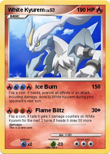 Pokemon White Kyurem