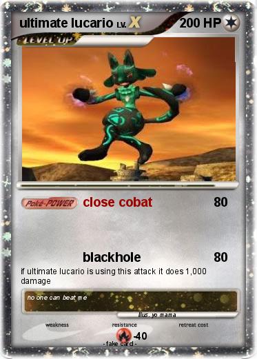 Pokemon ultimate lucario