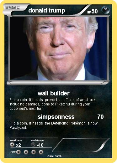 Pokemon donald trump