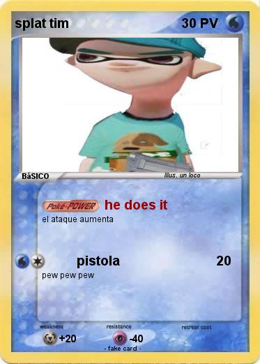 Pokemon splat tim