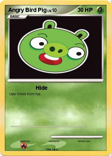 Pokemon Angry Bird Pig