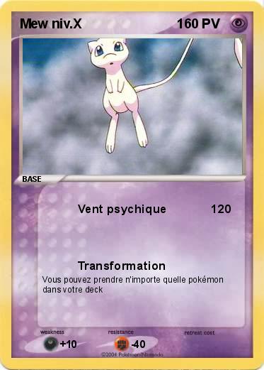 Pokemon Mew niv.X                          1