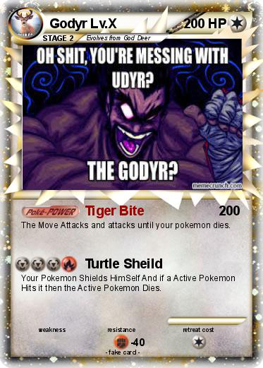 Pokemon Godyr Lv.X
