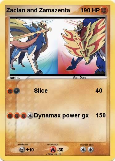 Pokemon Zacian and Zamazenta