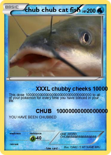 Pokemon chub chub cat fish