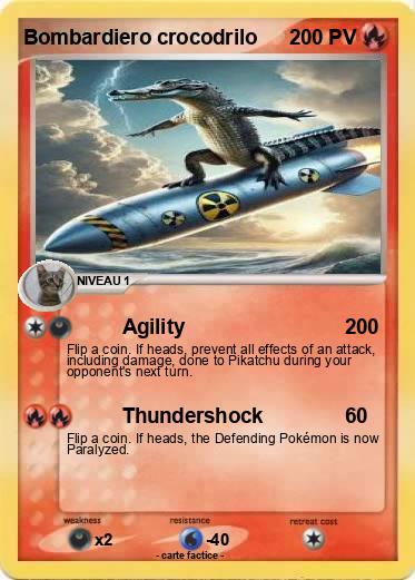 Pokemon Bombardiero crocodrilo