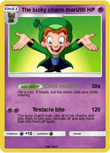 Pokemon The lucky charm man