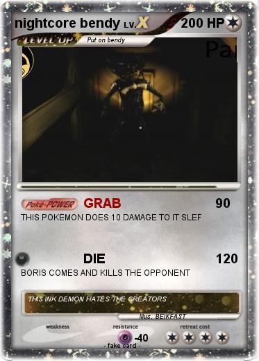 Pokemon nightcore bendy