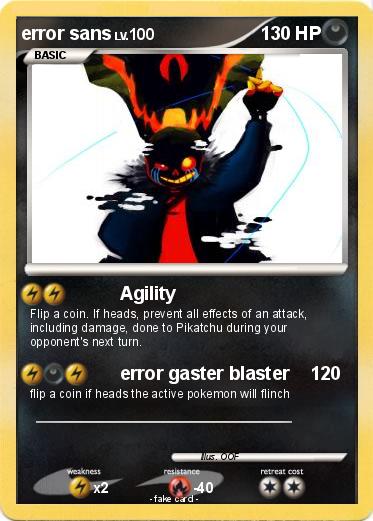 Pokemon error sans