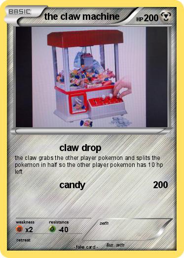 Pokemon the claw machine
