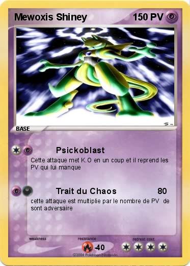 Pokemon Mewoxis Shiney