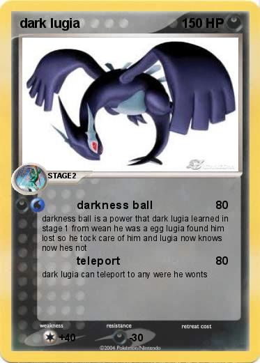 Pokemon dark lugia
