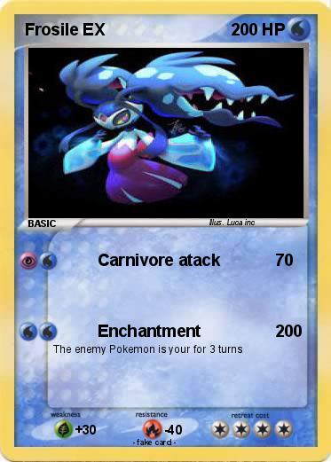 Pokemon Frosile EX