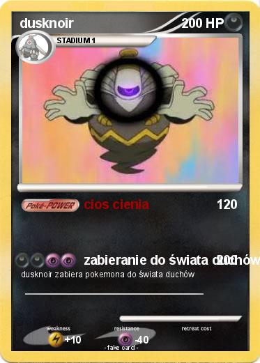 Pokemon dusknoir