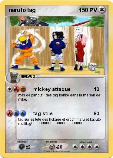 Pokemon naruto tag