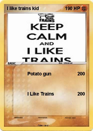 Pokemon I like trains kid