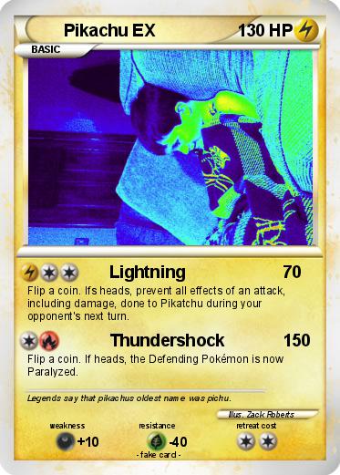 Pokemon Pikachu EX