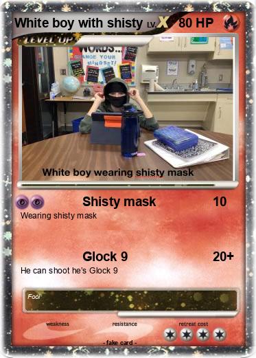 Pokemon White boy with shisty