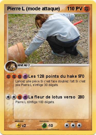 Pokemon Pierre L (mode attaque)