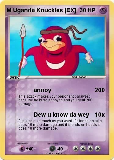 Pokemon M Uganda Knuckles [EX]