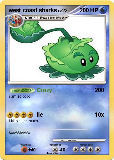 Pokemon west coast sharks