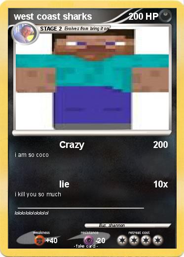 Pokemon west coast sharks