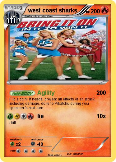 Pokemon west coast sharks