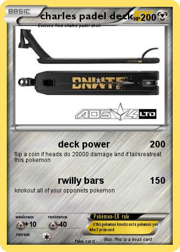 Pokemon charles padel deck