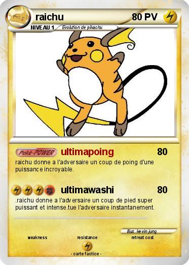 Pokemon raichu