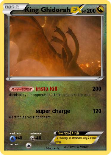 Pokemon King Ghidorah
