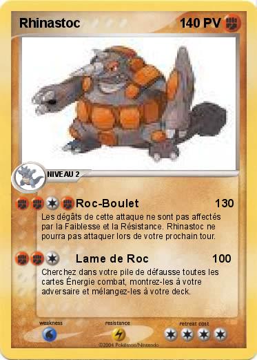 Pokemon Rhinastoc 