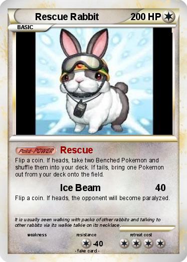 Pokemon Rescue Rabbit
