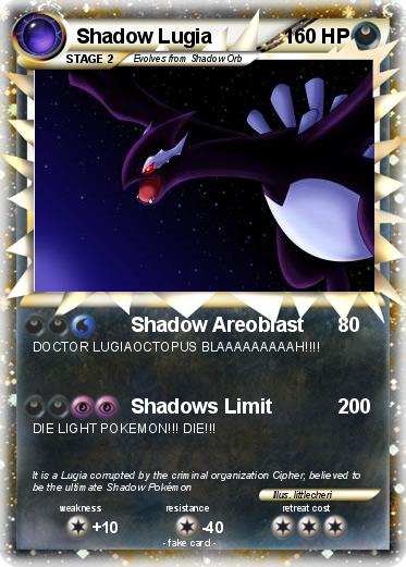 Pokemon Shadow Lugia