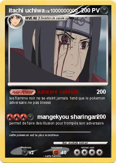 Pokemon itachi uchiwa