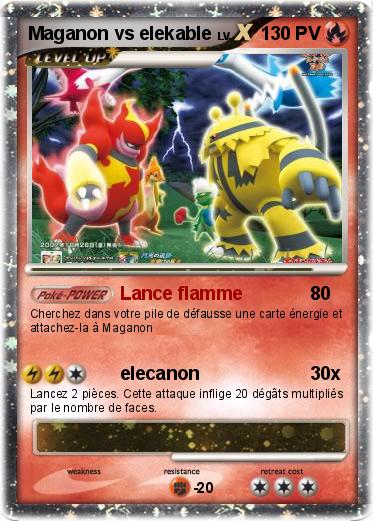 Pokemon Maganon vs elekable