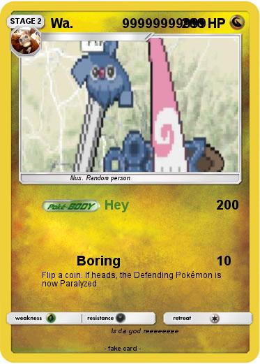 Pokemon Wa.              99999999999