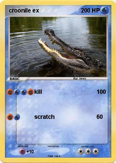 Pokemon croonile ex