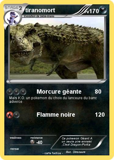 Pokemon tiranomort