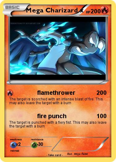 Pokemon Mega Charizard x
