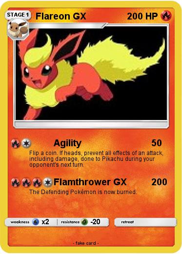 Pokemon Flareon GX