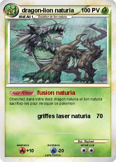 Pokemon dragon-lion naturia