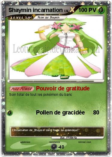 Pokemon Shaymin incarnation