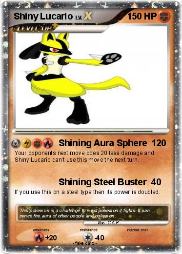Pokemon Shiny Lucario
