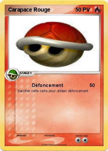Pokemon Carapace Rouge