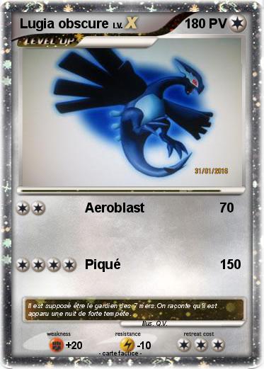 Pokemon Lugia obscure